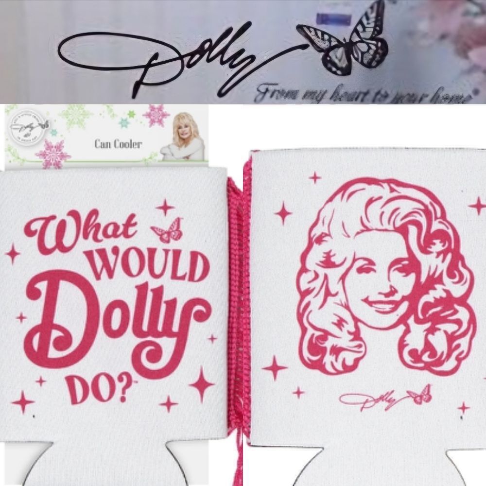 Dolly Parton Double Sided Fringe Can Holder